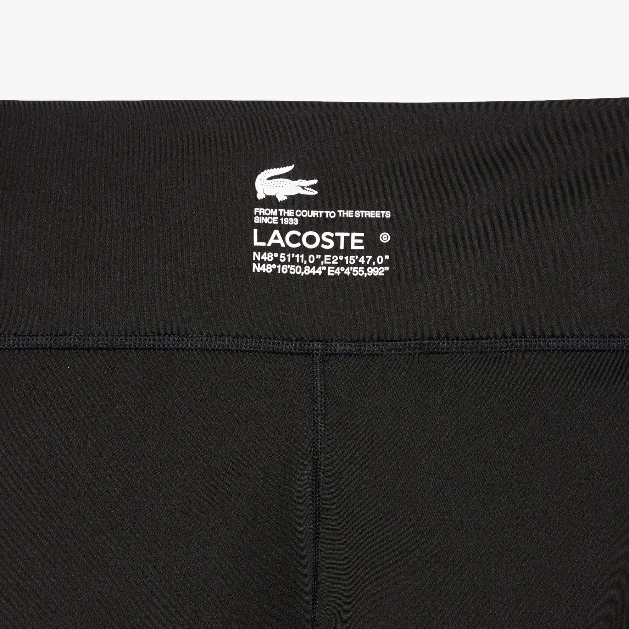Legging Sport imprimé avec mini poche Pantalons de survêtement - Noir - Lacoste - Femme