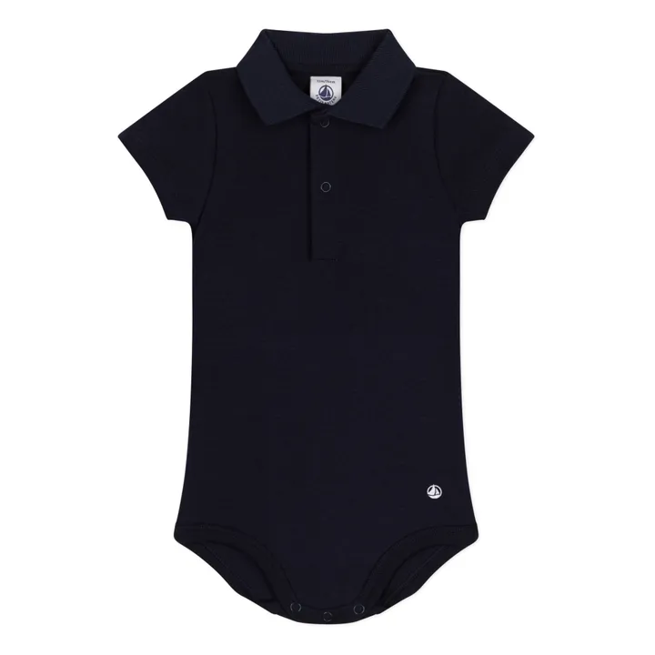Petit Bateau Body à Col Mileno | Bleu marine
