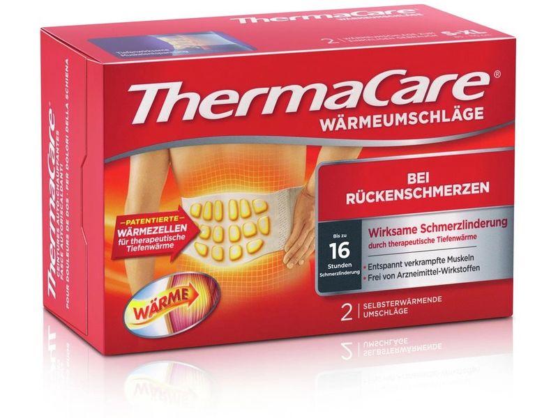 ThermaCare Wärmepflaster Rücken 6 Stück Wärmegurt für den unteren Rücken