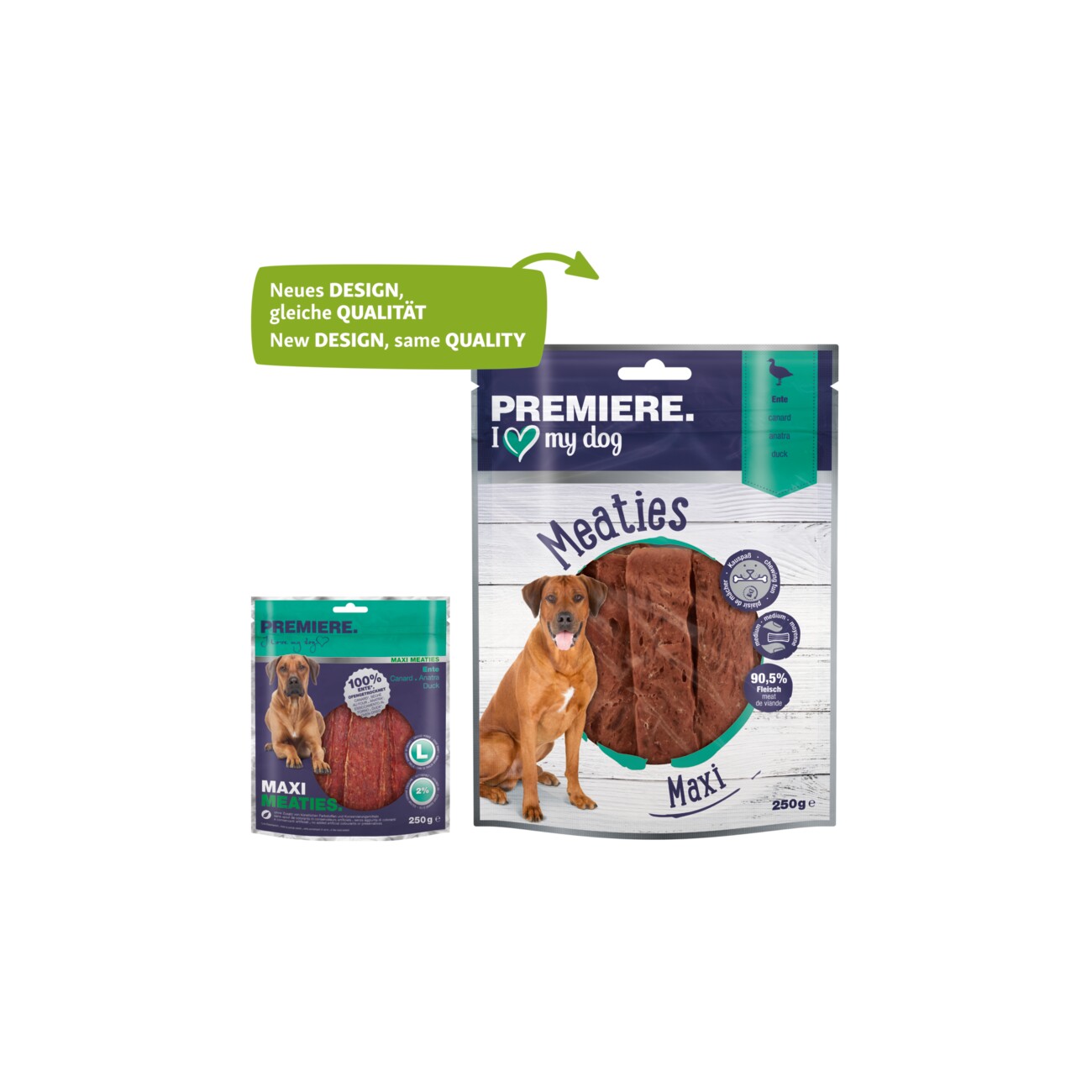 PREMIERE Maxi Meaties Ente 250g