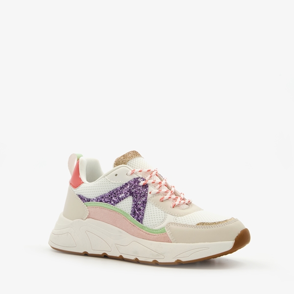 Blue Box dames sneakers met glitters