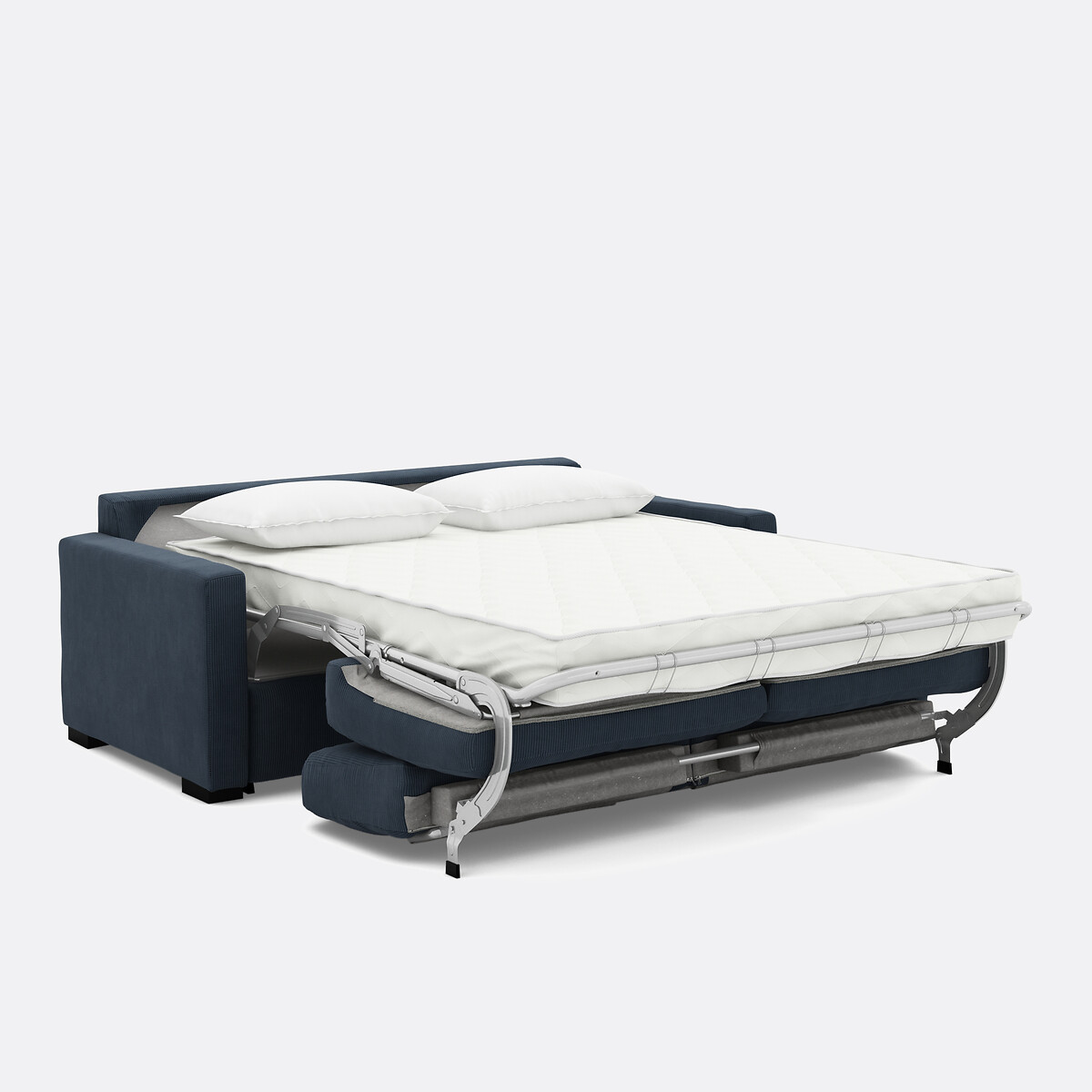 LA REDOUTE INTERIEURS<br>Sofá cama de veludo fino, espuma, Timor