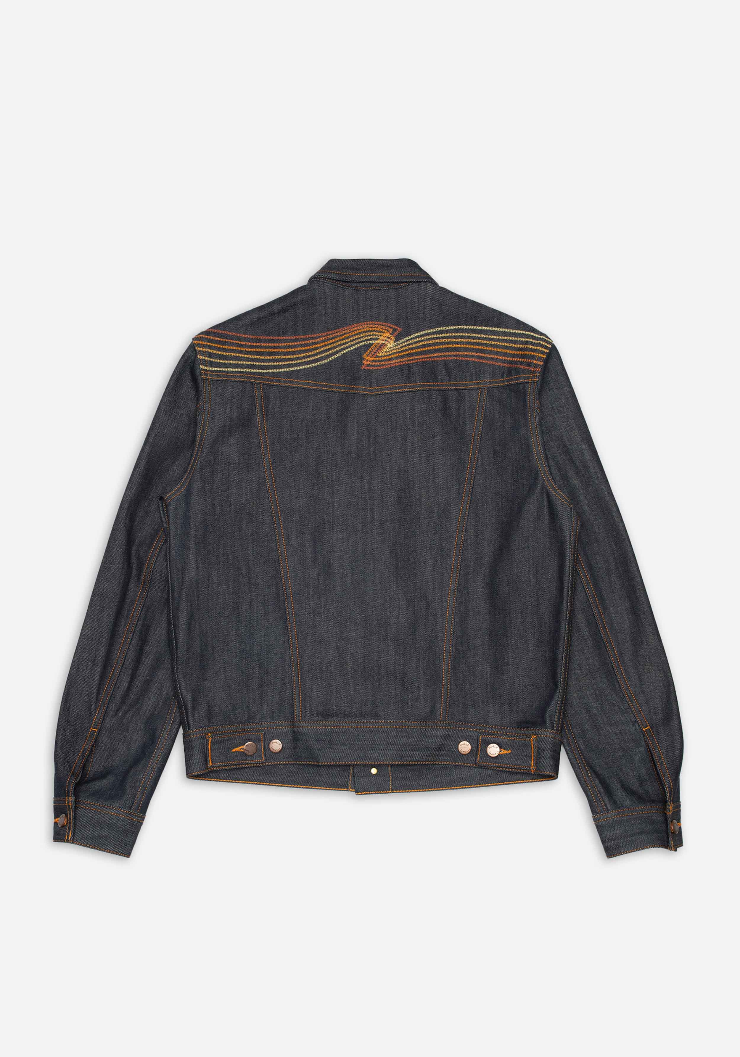 Nudie Jeans Jeansjacke Conny Denim Jacket Sunburns Blue