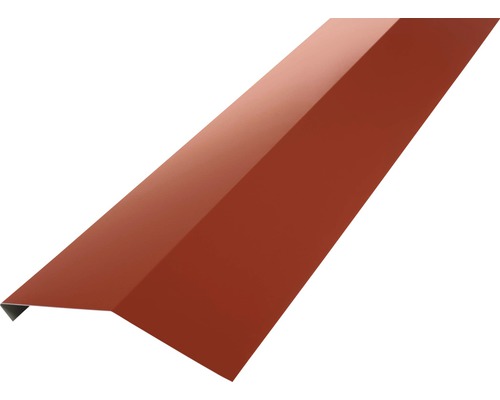 PRECIT gootbeugel voor metalen dakpannen, oxiderood RAL 3009, 1000 mm x 90 mm x 108 mm