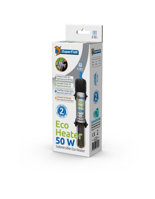 Superfish Eco Heater - Verwarming - 17 cm 50 Watt 0-30 L