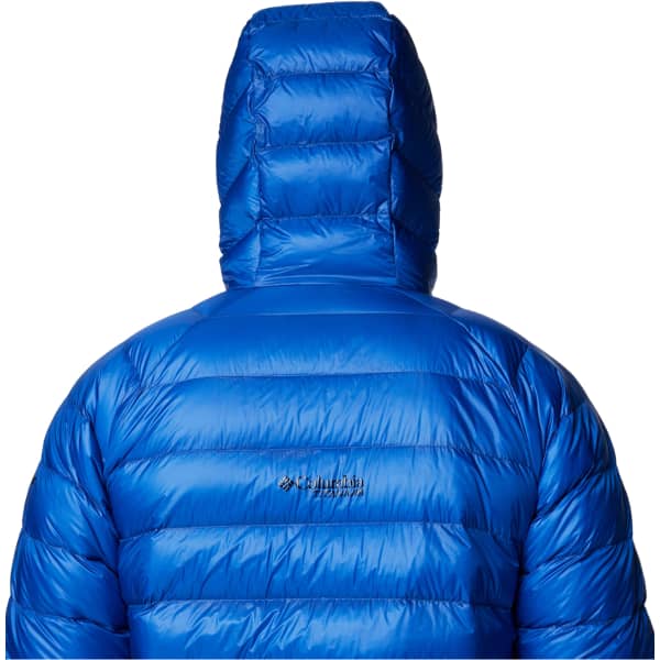 Doudoune randonnée COLUMBIA ARCTIC CREST DOWN HOODED JACKET MOUNTAIN BLUE