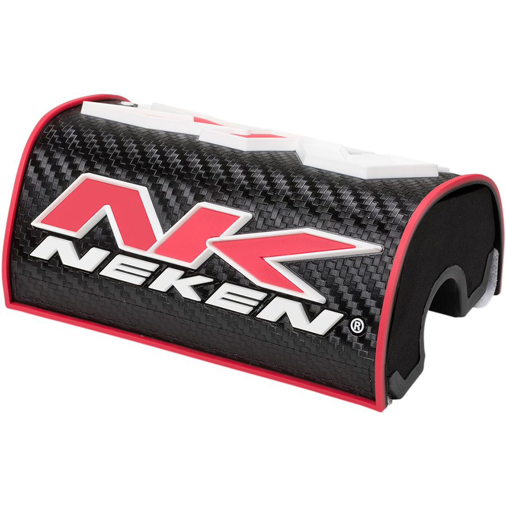Neken - Mousse Guidon Oversized 3D - Diamètre 28,6 mm Noir / Rouge