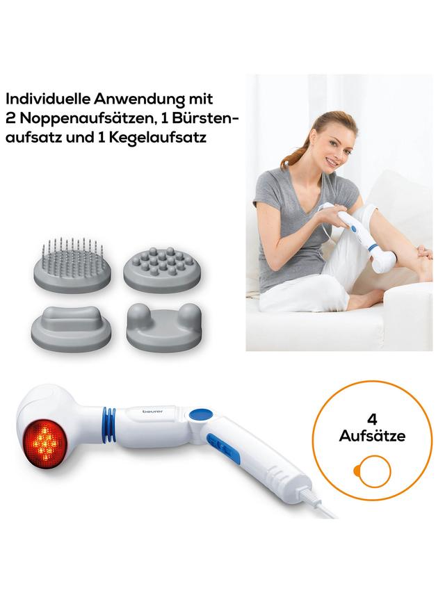 Massagegerät infrarot, Vibration, drehbar