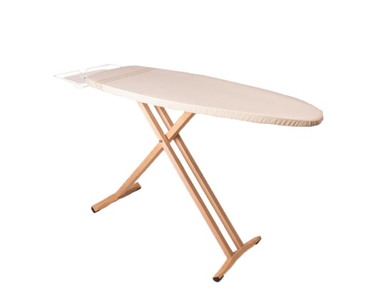 KITCHEN MOVE - Table à repasser taiga beige bois naturel 130x47cm