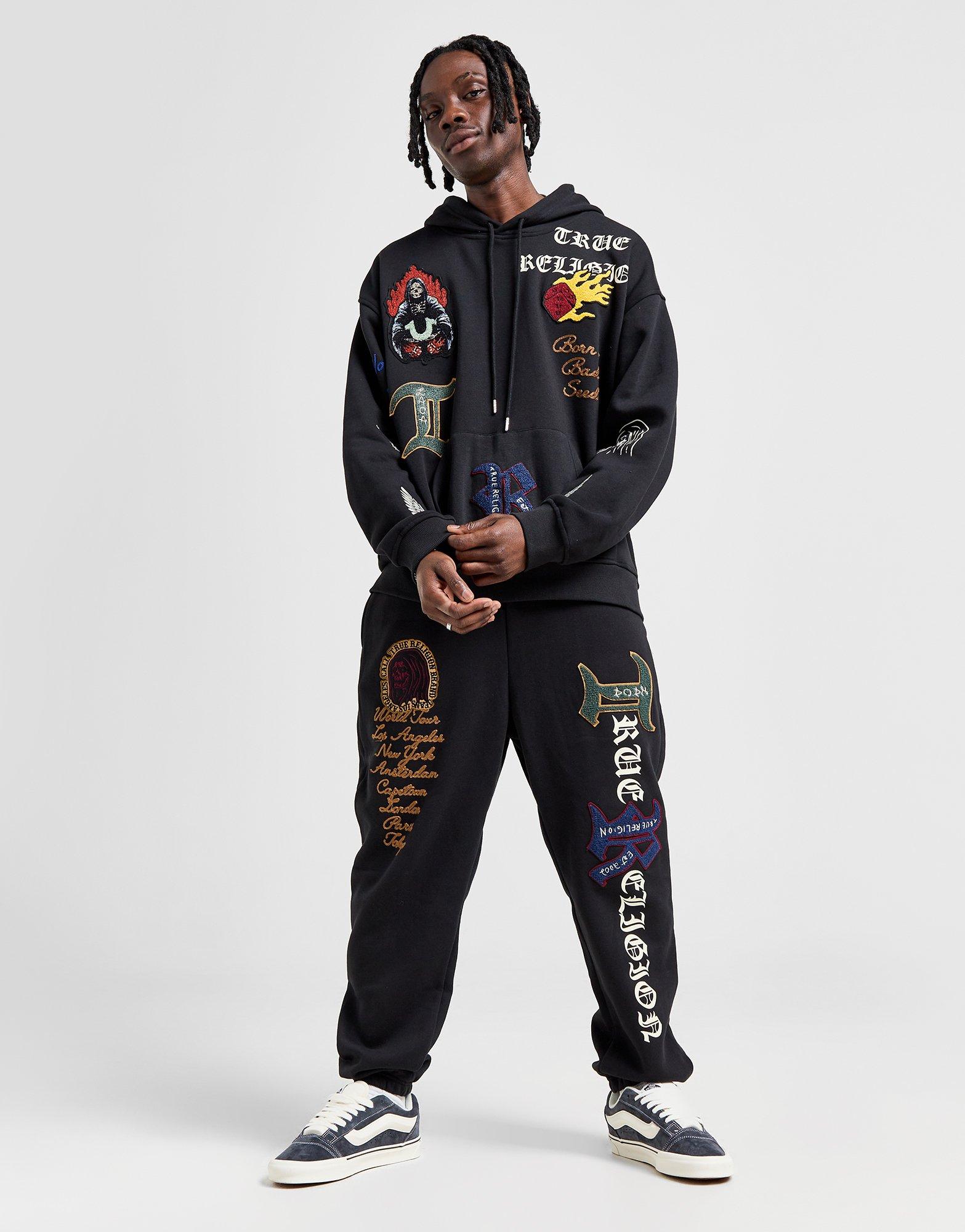 True Religion Sweat à Capuche Patch Homme