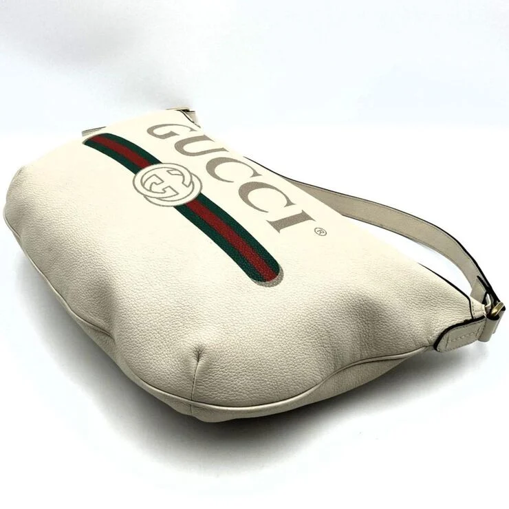 Gucci Vintage Gucci Shoulder Bag White