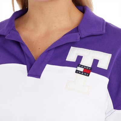 Polo à manches longues femme Tjw Rlx Letterman Flag TOMMY HILFIGER