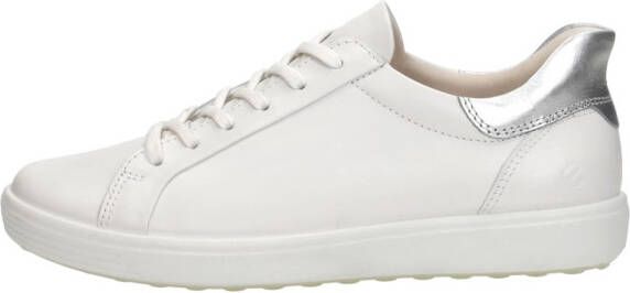 ECCO Soft Sneakers wit Leer Dames