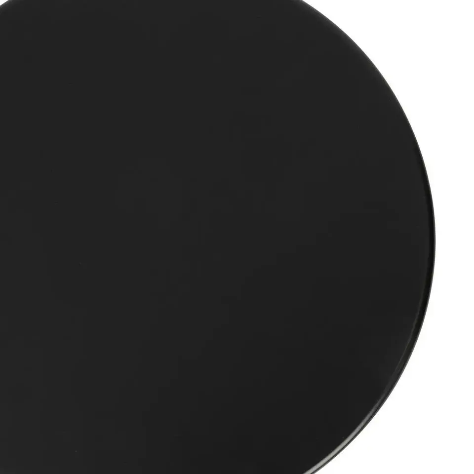 Atmosphera Bijzettafeltje Bologna - zwart - D38x H46 cm - MDF