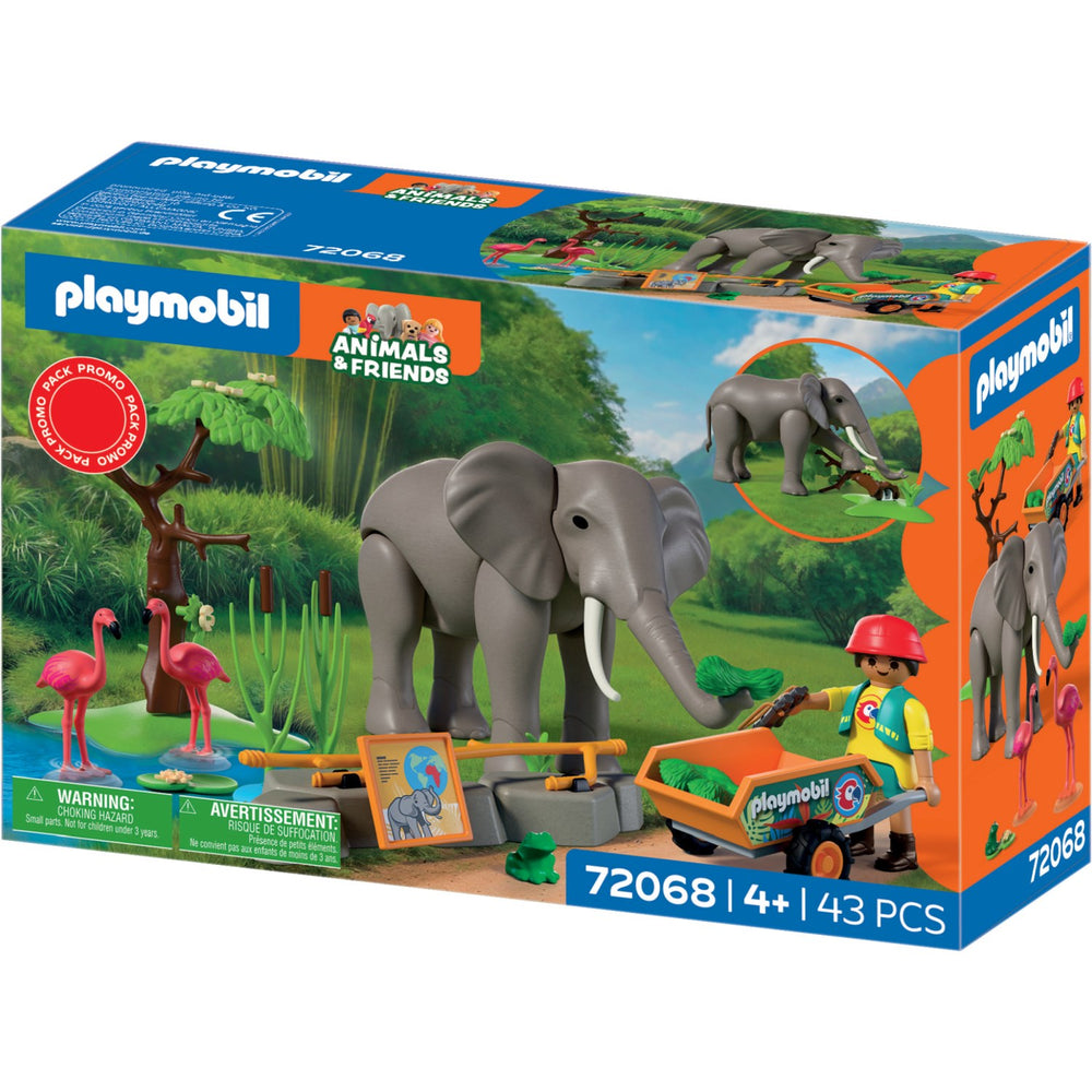 Køb Playmobil® Elephant With Zookeeper