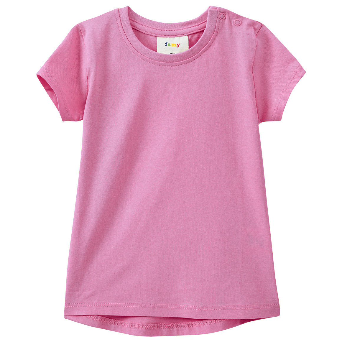 Famy 3 Baby T-Shirts im Basic-Look hellgelb / rosa / hellblau