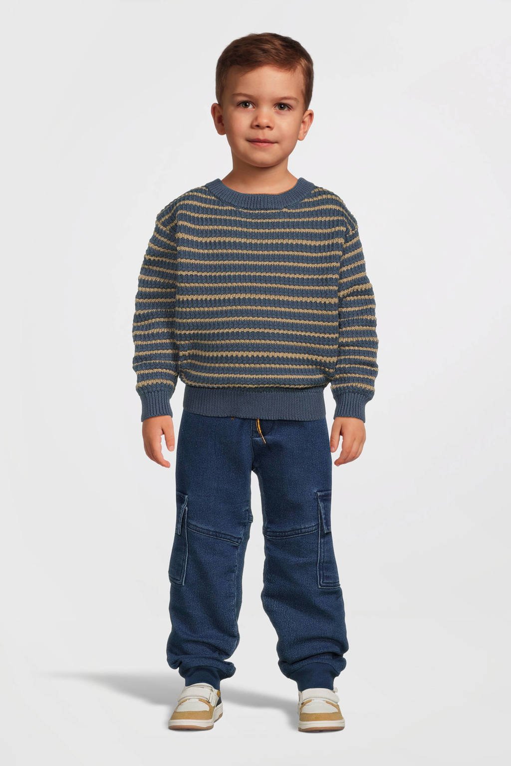 NAME IT gebreide trui blauw