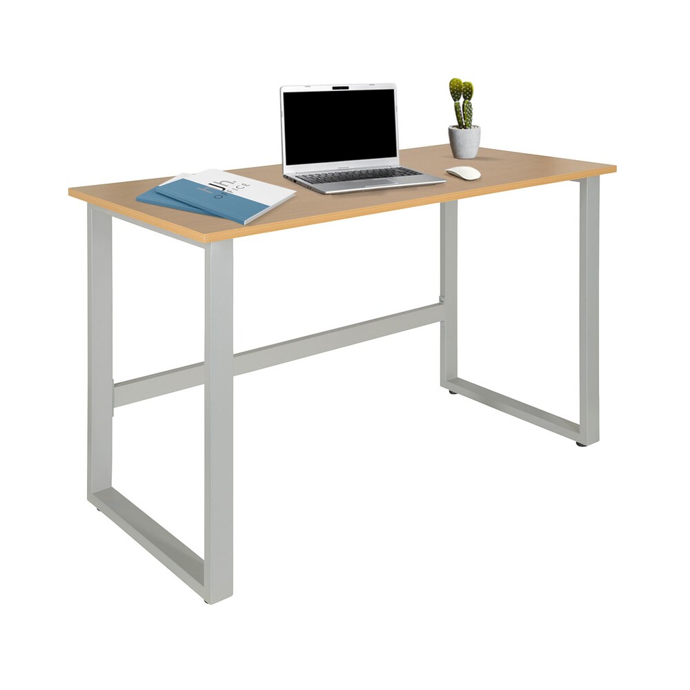 Schreibtisch WORKSPACE LIGHT I Melaminharzbeschichtete Spanplatte, Gestell pulverbeschichteter Stahl hjh OFFICE