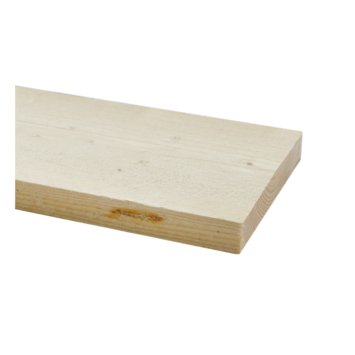 Steigerhout ca. 29x195 mm, lengte 250 cm blank