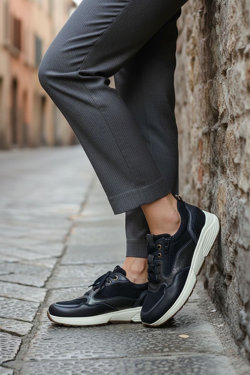 Xsensible Grenoble Stretchwalker HX Veterschoenen Blauw Dames