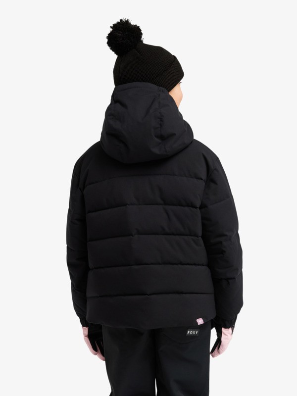 Snowyhill Puffy 10K Veste de snow technique Noir Fille 8-16 ans