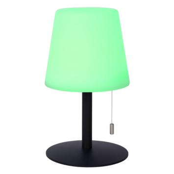 Lucide USB oplaadbare tafellamp Rio 1.8W zwart