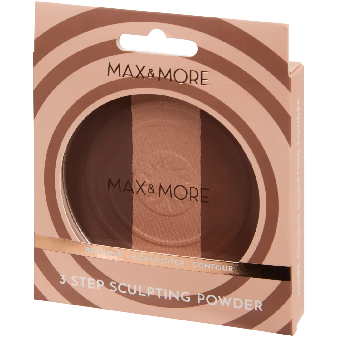 Poudre de contour tricolore Max & More