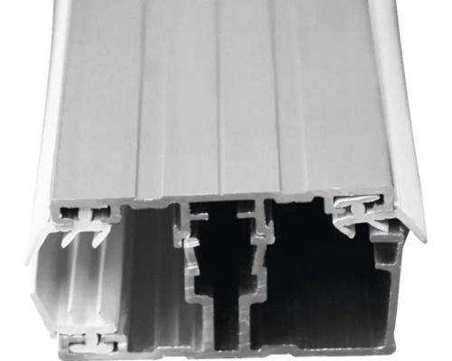 Gutta aluminium randafwerkingsschroefprofiel voor 16 mm dubbelwandige polycarbonaatplaten, 2000 mm