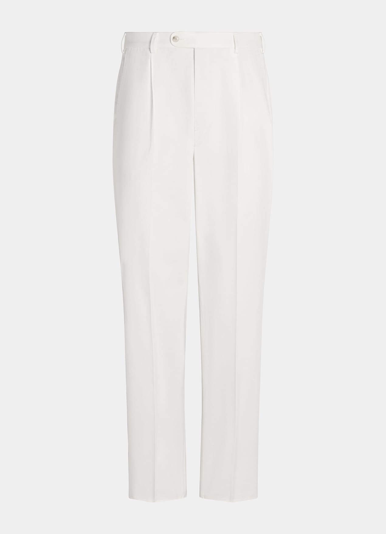 Pantalon Wide Leg Tapered blanc cassé