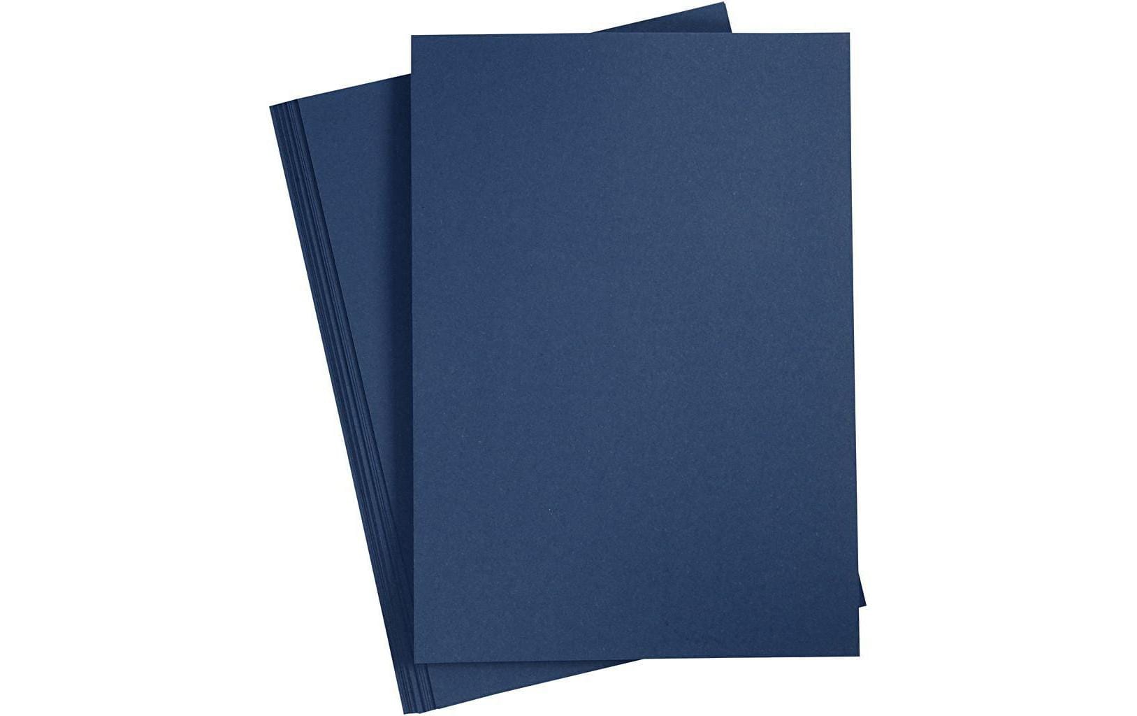 Bastelpapier 110 g, 20 Blatt, BlauEinfarbiges Papier