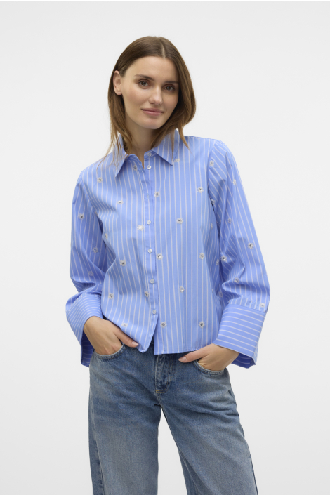 Vero Moda blauwe dames blouse