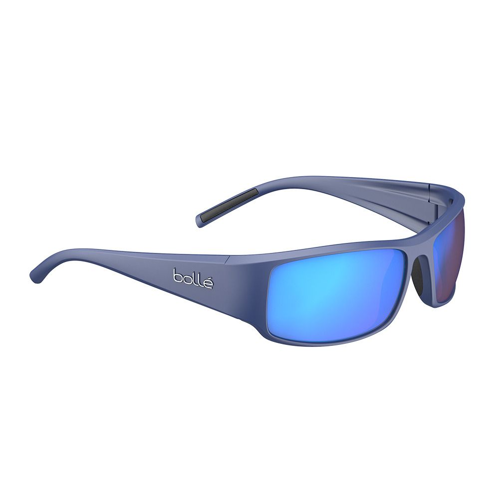 Bolle KING - Lunettes de soleil dark blue matte/brown blue
