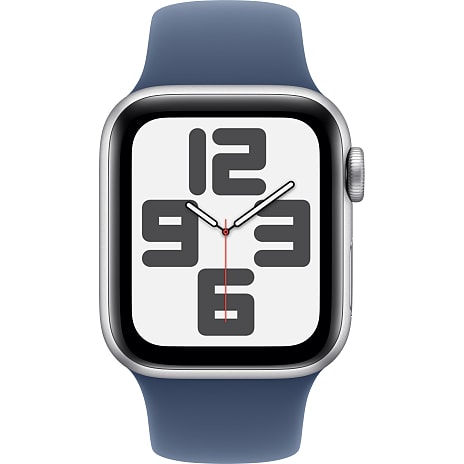 Apple Watch SE (2024) 40 mm Cell M/L - Silver Aluminium Sport Band