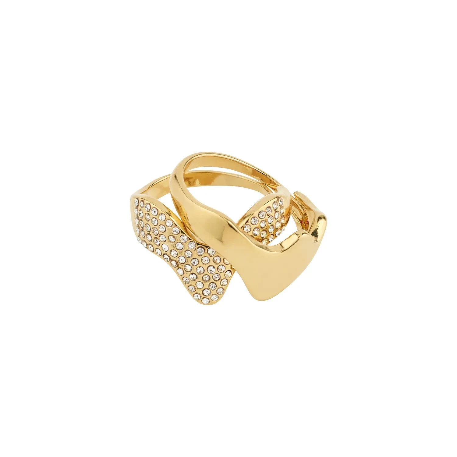 Pilgrim CONNECT Ring 18 kt. Forgyldt Messing 142442004