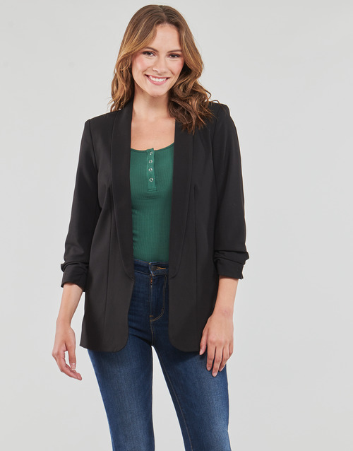 Pieces - PCBOSS 3/4 BLAZER NOOS - Noir