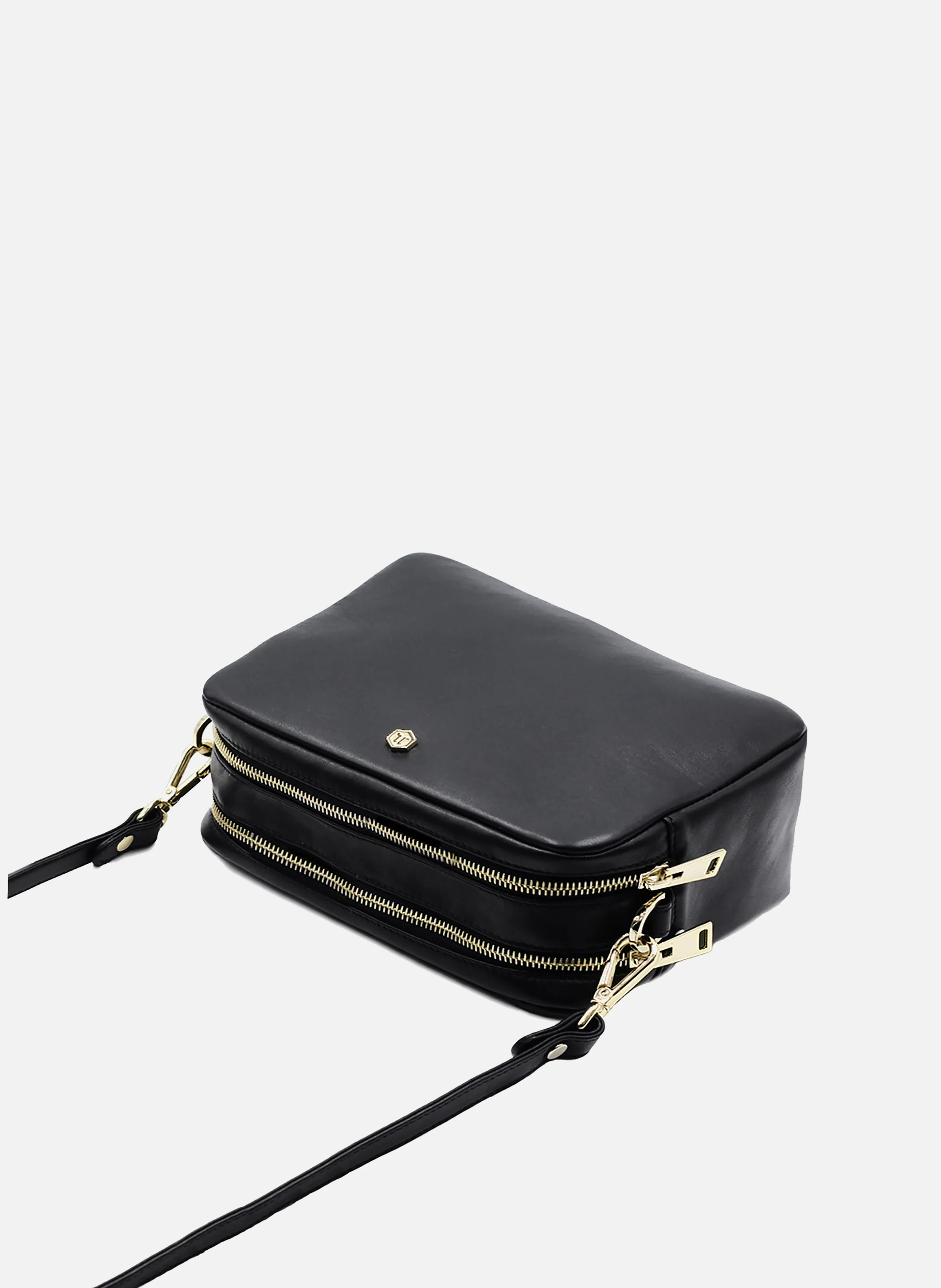 Gabrielle - Sac en cuir lisse | Noir