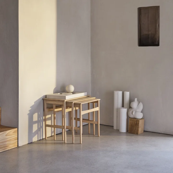 Carl Hansen - CH004 Nesting Tables, Eiche geölt (3er-Set)