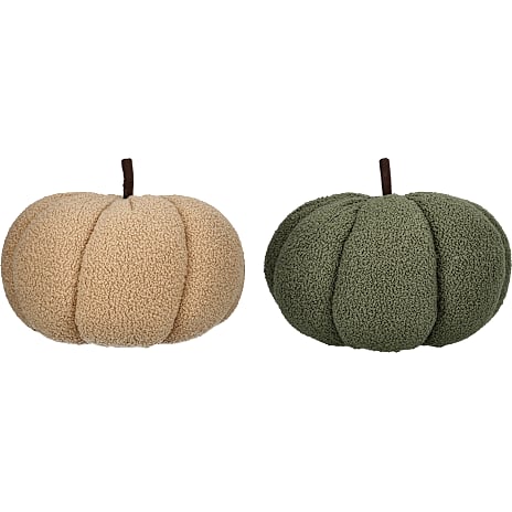Efterårs plysgræskar H:35 cm - flere varianter - assorteret