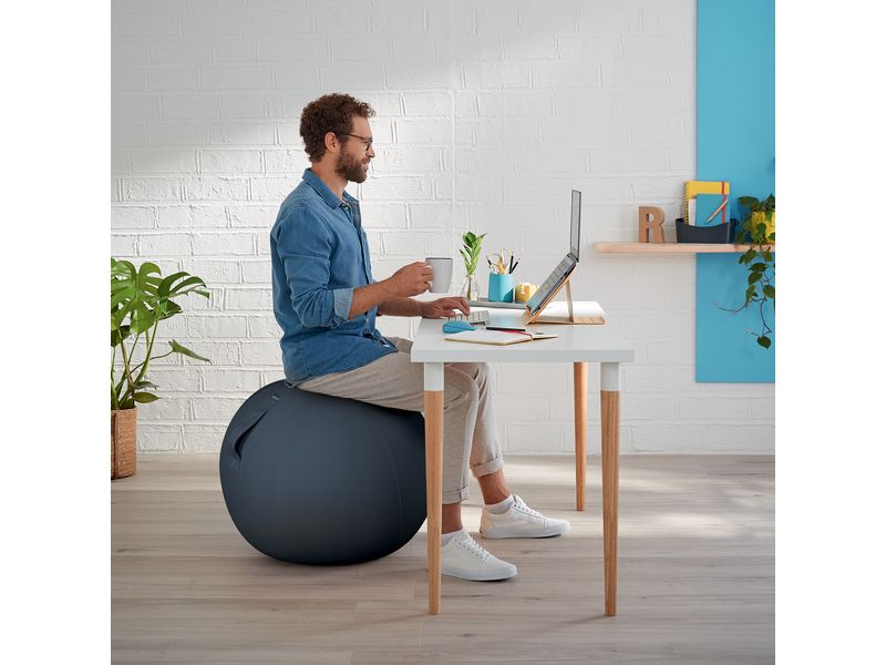 Leitz Sitzball Ergo Cosy Active Grau Der ergonomische Leitz Ergo Cosy Sitzball für aktives Sitzen