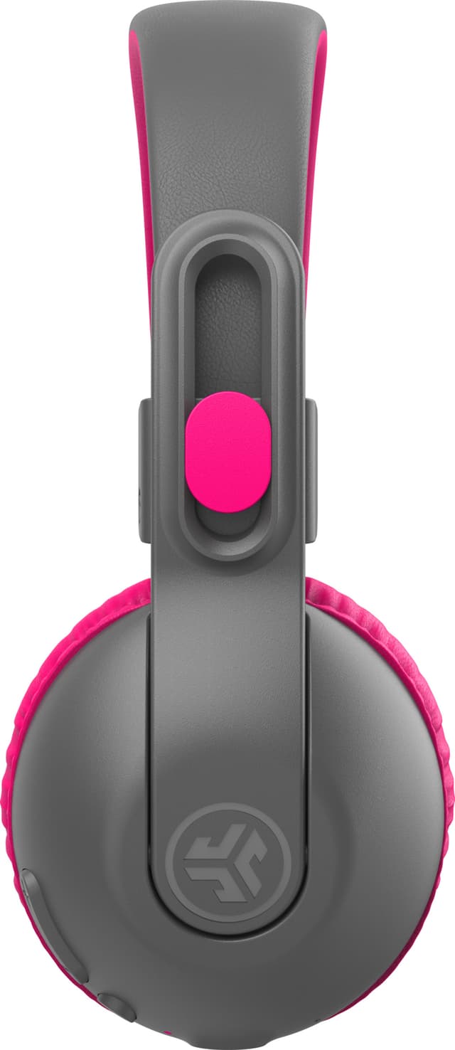 JLab JBuddies Studio 2 KIDS trådløse on-ear høretelefoner (grå/pink)