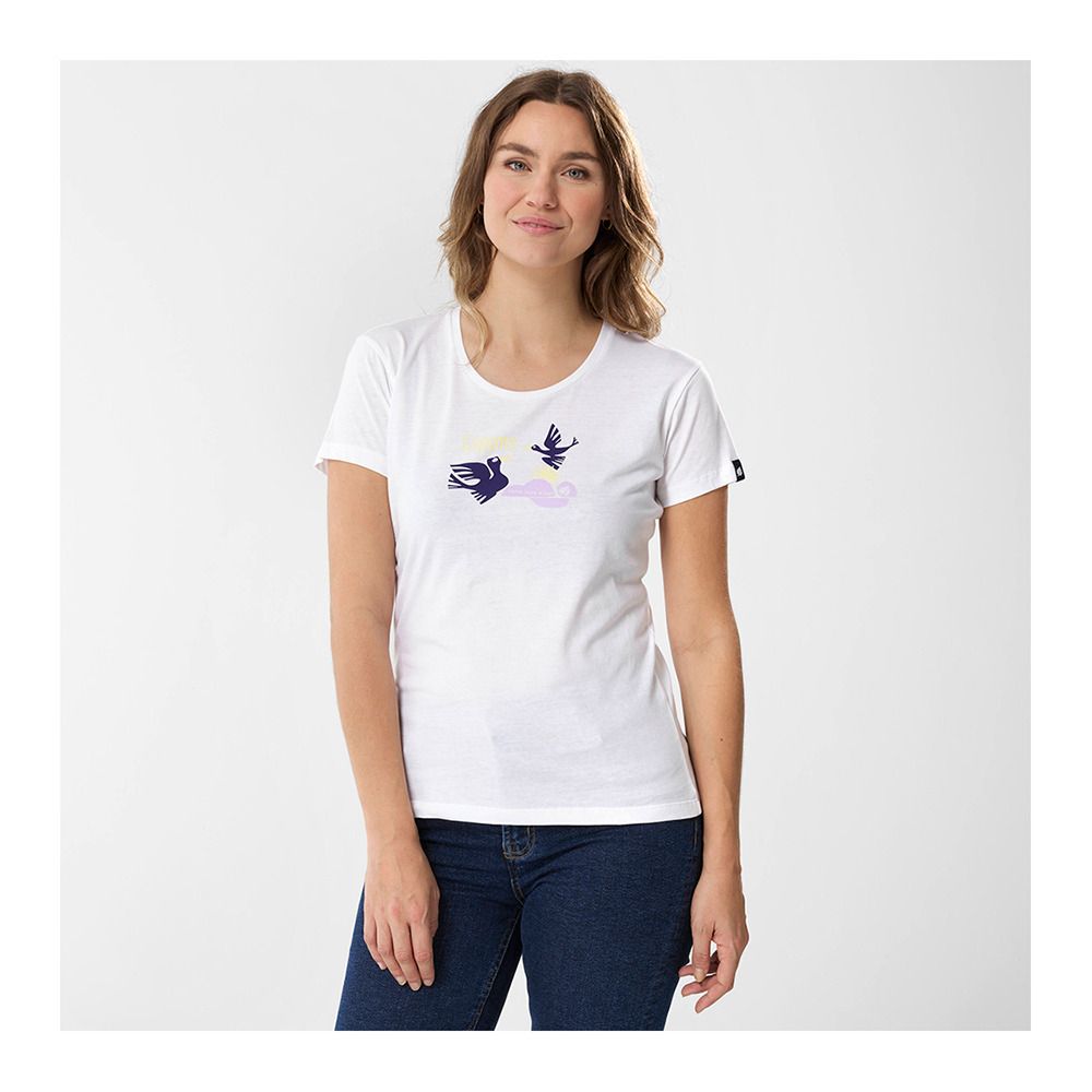 Lafuma PEARL - Tee-shirt Femme white print