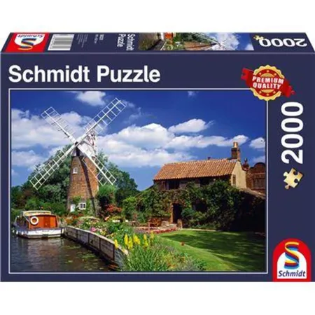 Schmidt Spiele Puzzle - Unterwegs mit dem Hausboot, 2000 Teile