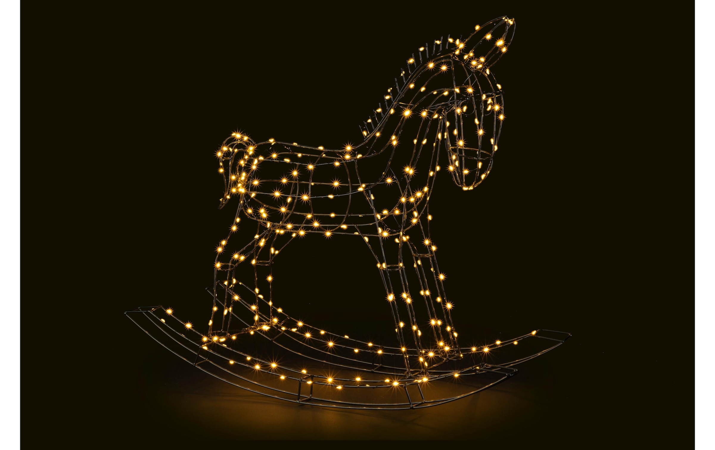 STT LED Dekofigur »Figur Rocking Horse« Warmweiss