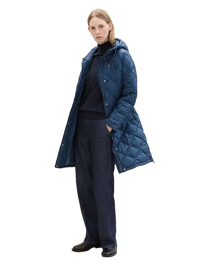 TOM TAILOR Steppmantel blau
