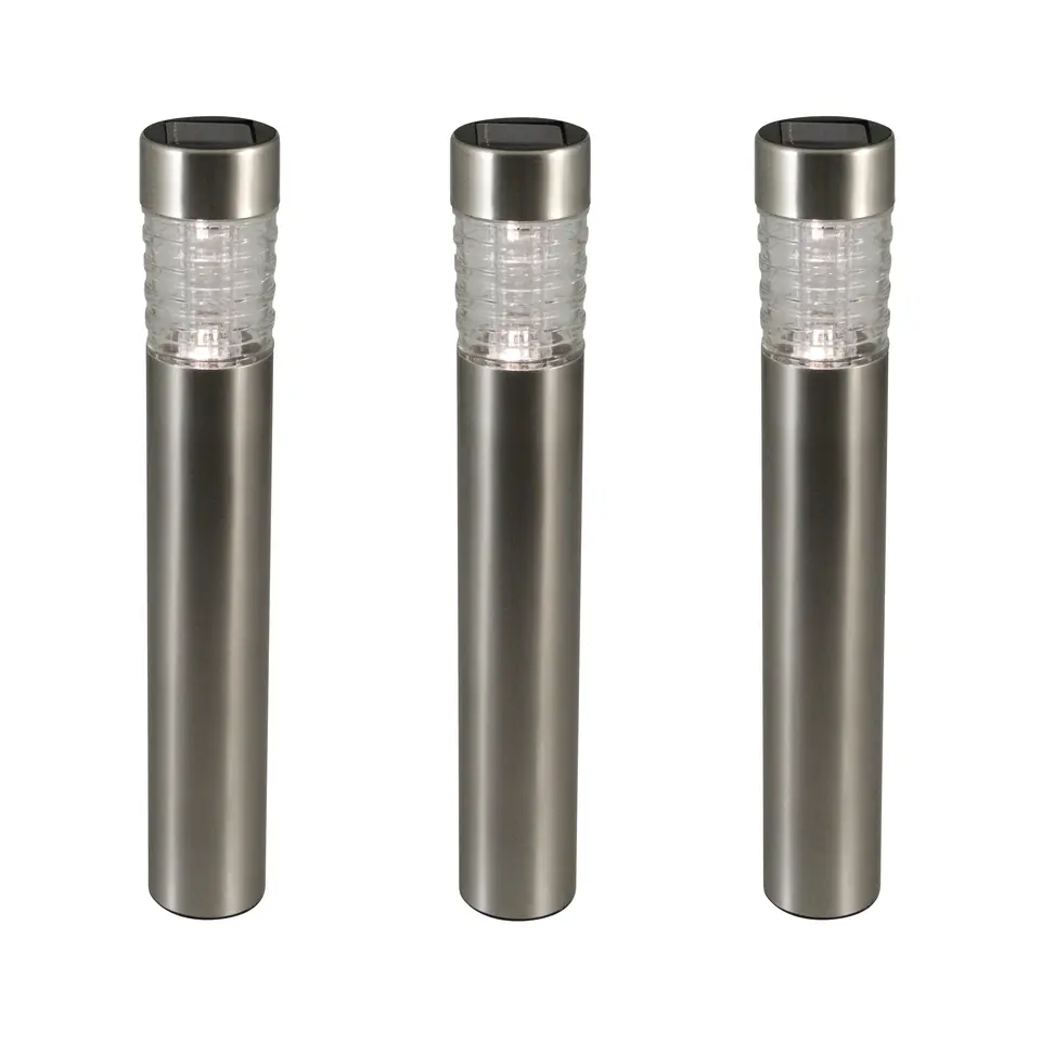 Solar Tuinlamp - Tacoma - 3 stuks - 5 Lumen - LED