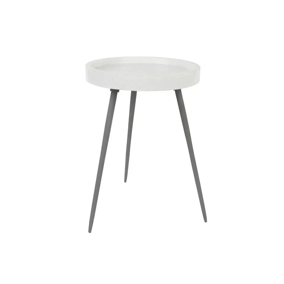 Bijzettafel Wit Marmer - 33x33x45cm - Karrara