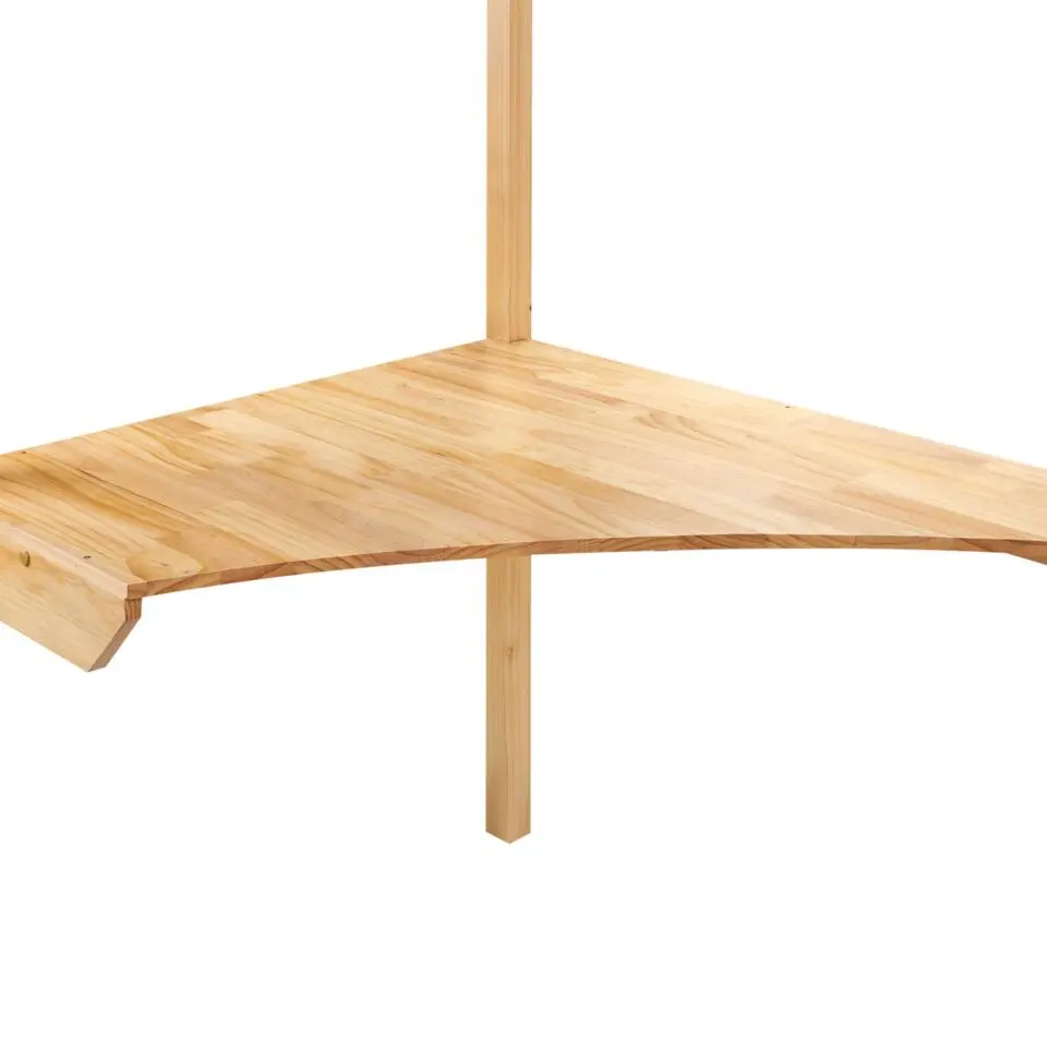 LOURY - Kinderbed - Lichtbruin - 90 x 200 cm - Dennenhout
