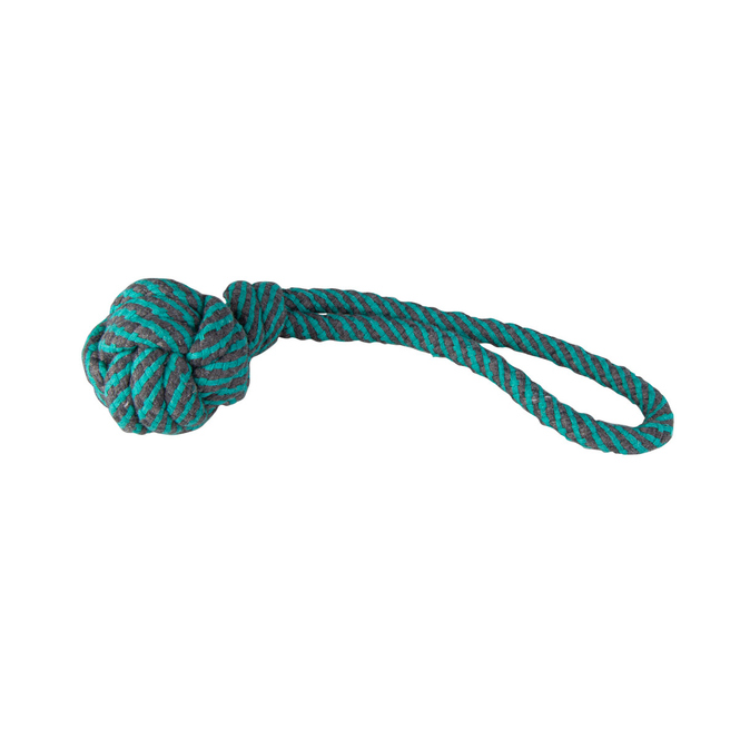 Hundespielzeug - Spielseil mit Schlinge und Knoten - 1 Stück