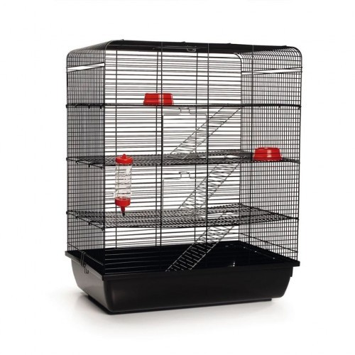 Gaiola Remy para ratos, preta
