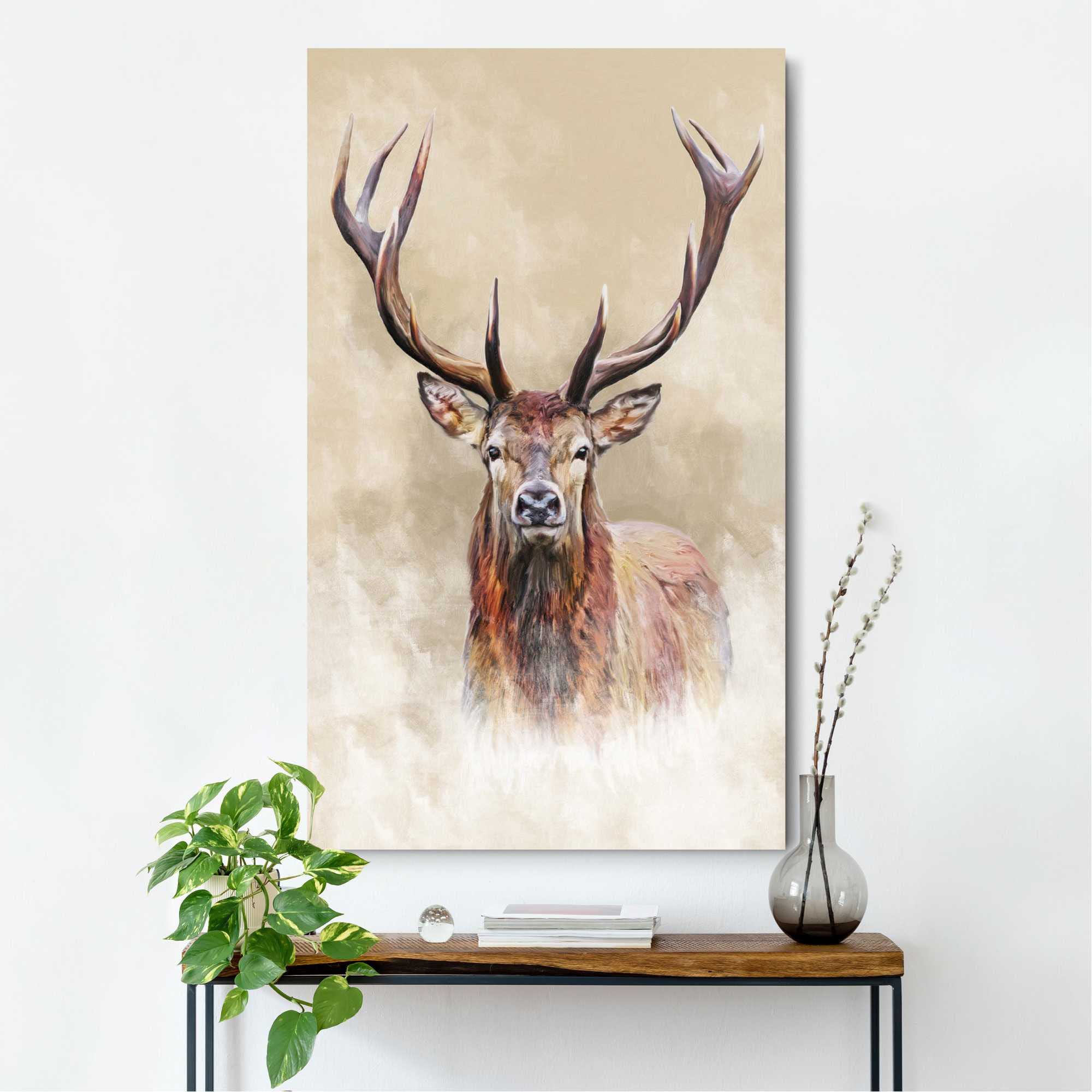 Reinders! Wandbild »Hirsch«